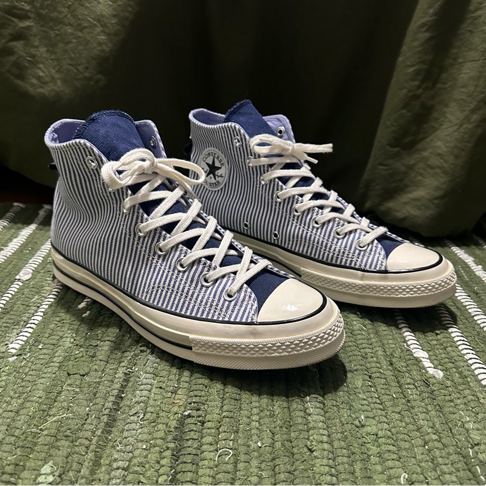 Converse Chuck Taylor Chuck 70 Blue and White striped size 11